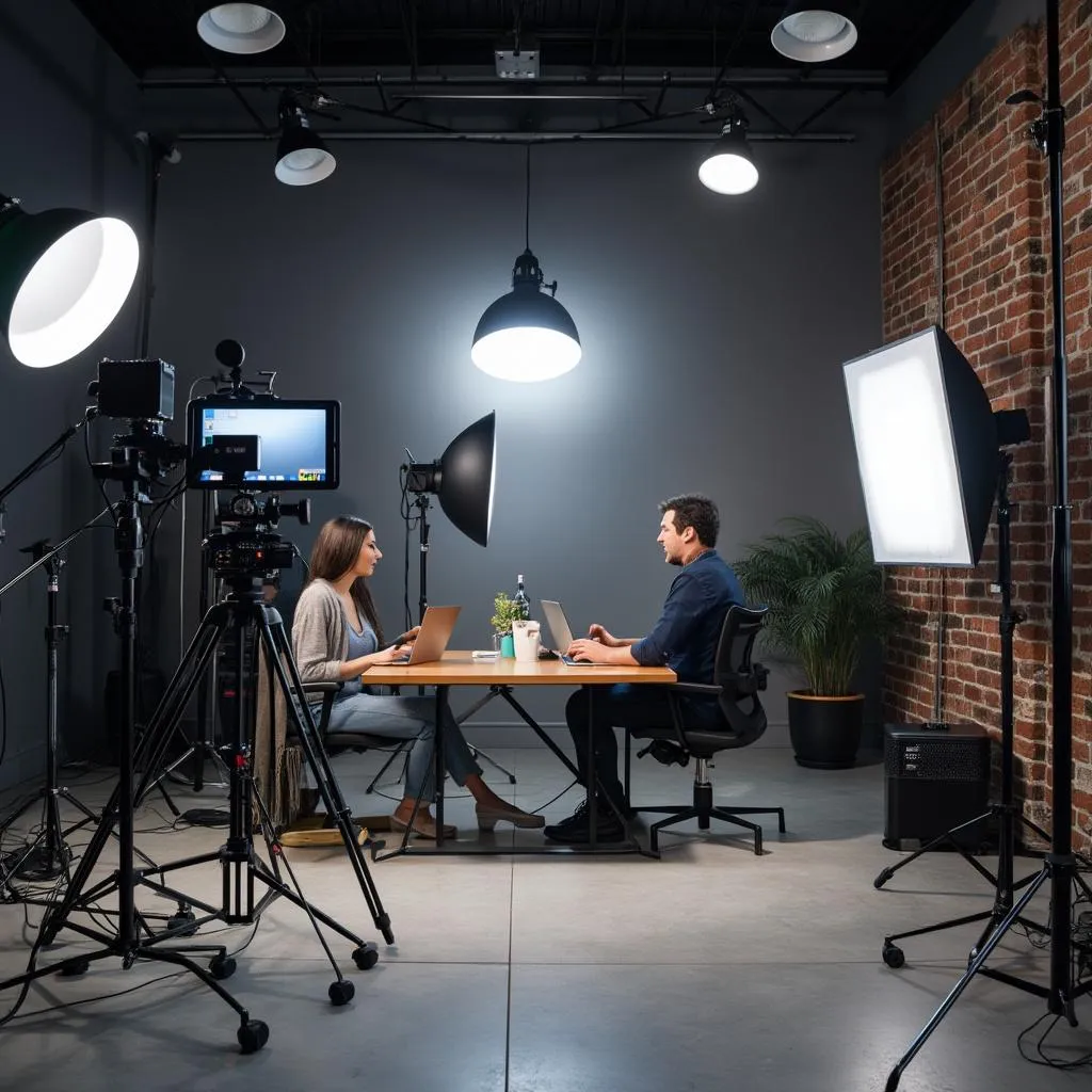 Estudio de grabación de webinars